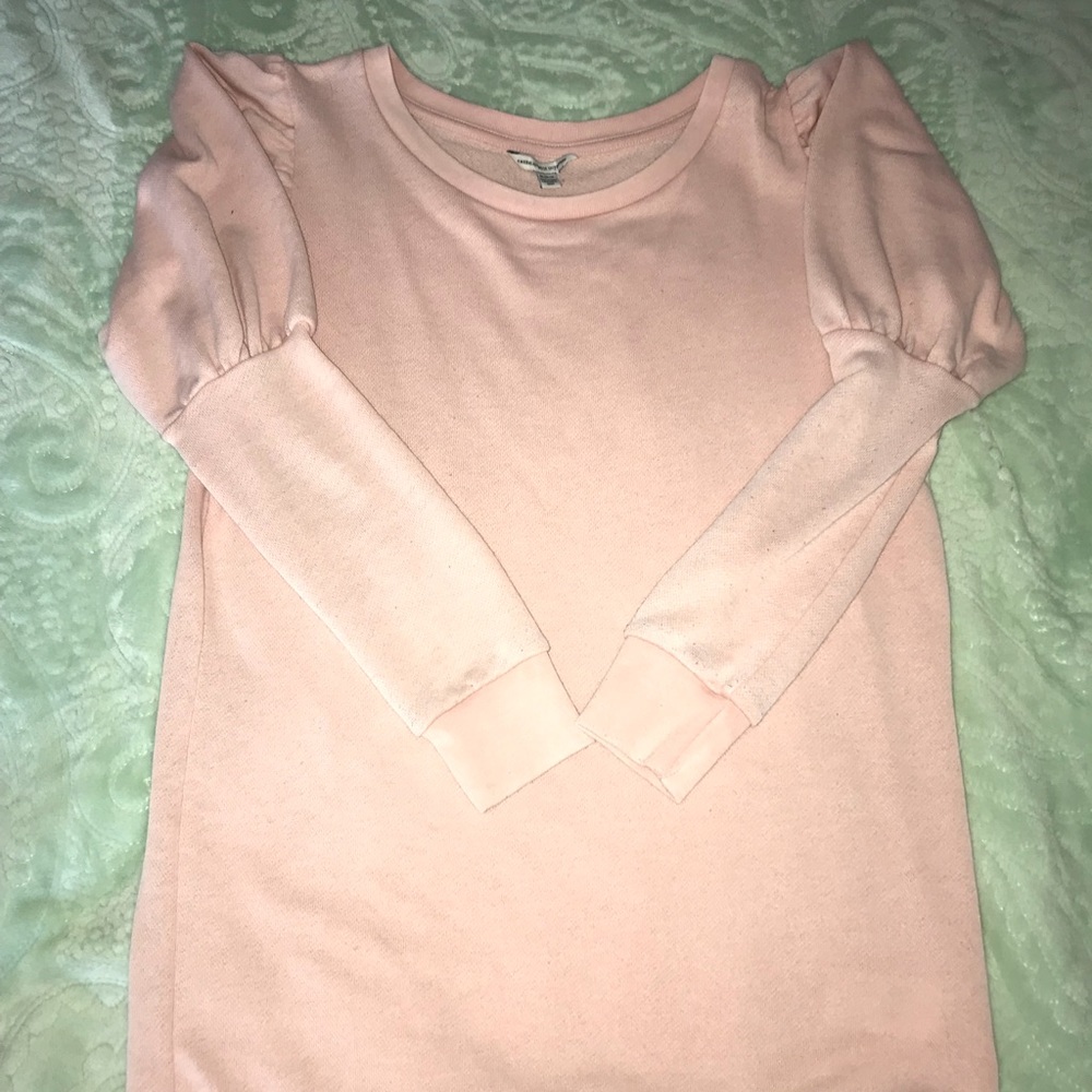 American Eagle puff sleeve crew neck